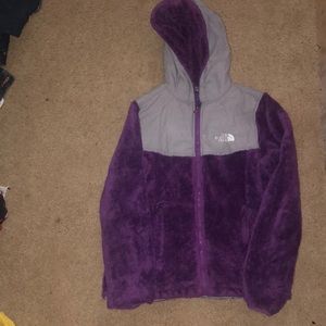 North face zip up jacket